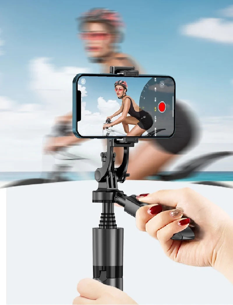 AI Smart 360° Face Tracking Gimbal - Auto Stabilizer & Tripod for Perfect Smartphone Vlogs & Live Streams